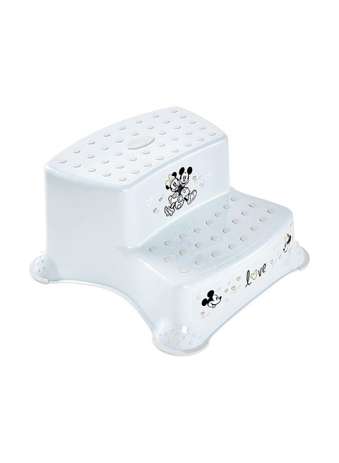 Disney Double Step Stool With Anti-Slip Function - Minnie Mickey Blue