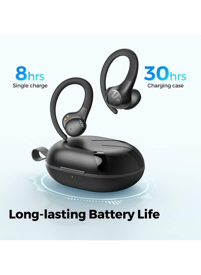 SoundPEATS In-Ear  Wings2 Sports Wireless Headphones Specially Designed For Athletes Black  - Image 2