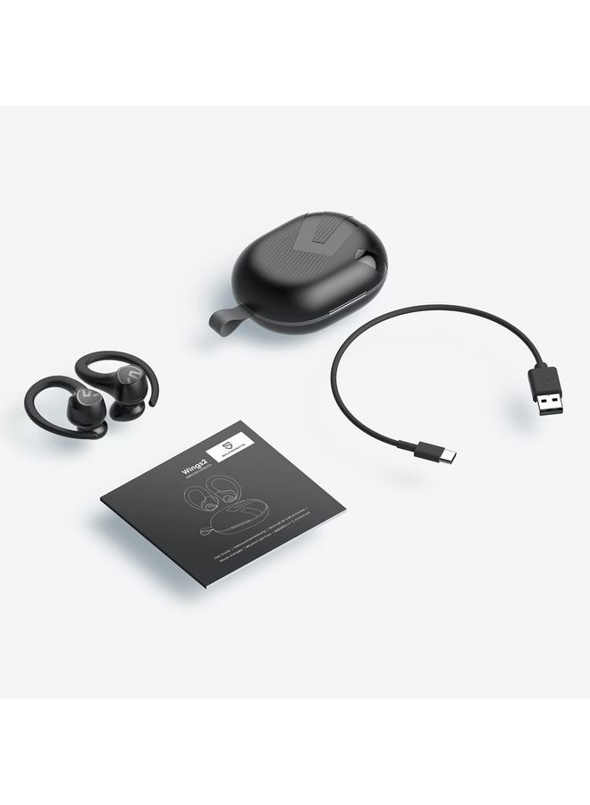 In-Ear  Wings2 Sports Wireless Headphones Specially Designed For Athletes Black