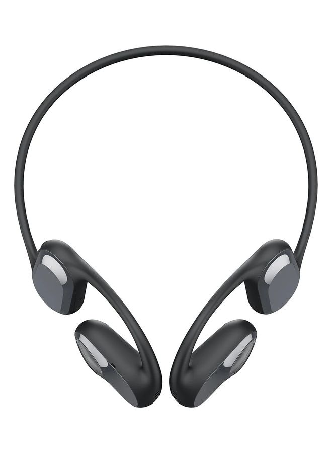 SoundPEATS - In-Ear RunFree Bluetooth Air Conduction Sport Headphones Black - Image 1