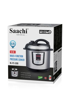 Saachi Electric Pressure Cooker 6 L 1000 W NL-PC-5306-BK Black  - Image 5