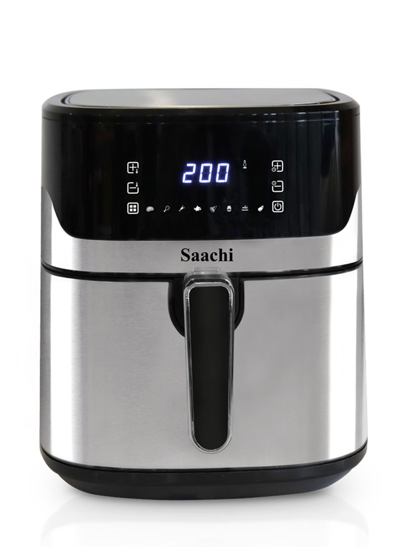 Saachi - Air Fryer With Intuitive Digital Touch Srcreen 7 L 1600 W NL-AF-4785D-BK Black - Image 1