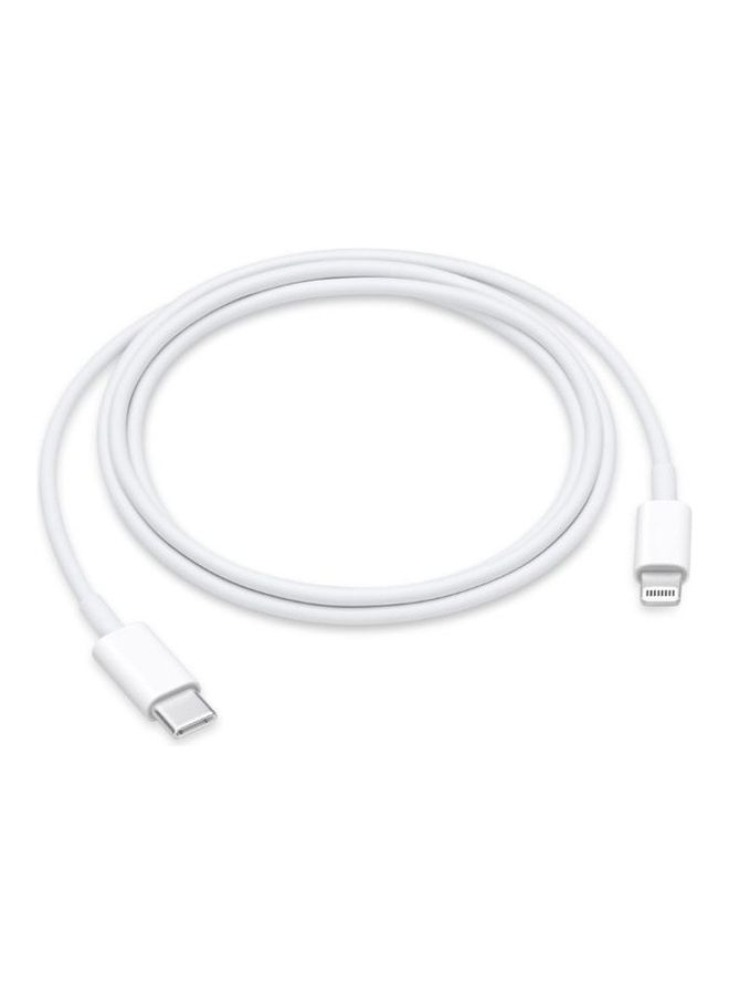 Apple Lightning to USB-C Charging Cable 1m White
