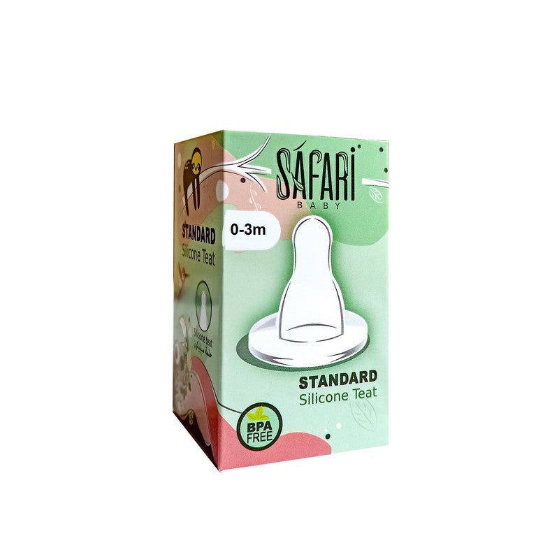 SAFARI BABAY STANDARD SILICONE TEAT 0-3 - Image 1