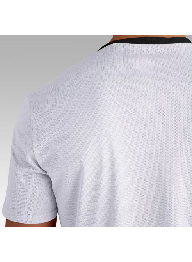 DECATHLON Football Short Sleeve T-Shirt White - Image 4