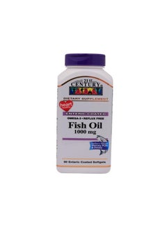 21st CENTURY Omega-3 Fish Oil 90 Softgels 