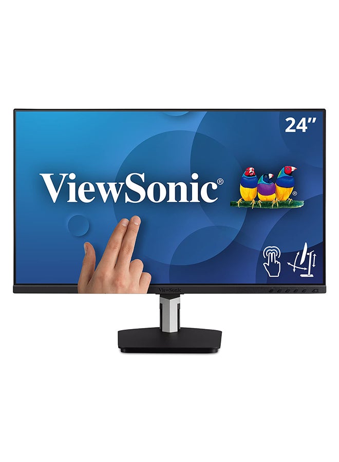 ViewSonic 24-Inch In-Cell Touch Monitor with USB Type-C Input and Advanced Ergonomics Black - Image 1