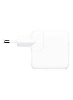Apple 35W Dual USB-C Port Power Adapter Charger White  - Image 1