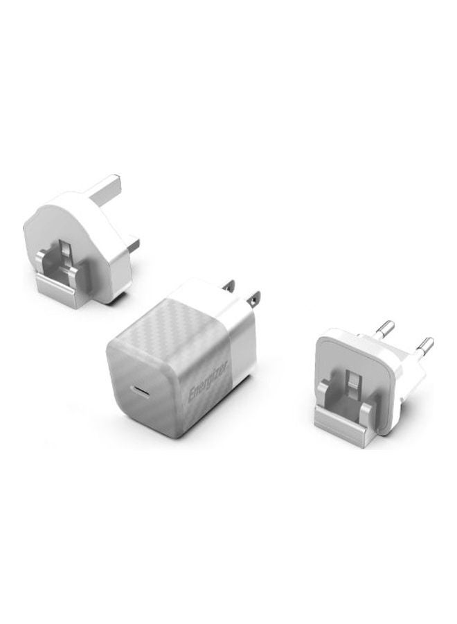 Energizer - Wall Charger 20W Multi-Plug Silver - Image 1