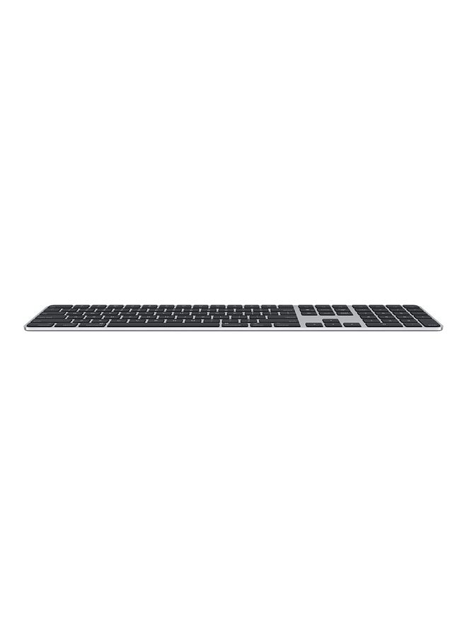 Magic Keyboard with Touch ID and Numeric Keypad, Multimedia keys: Wireless, Bluetooth, Rechargeable, for Mac models with Apple silicon - Arabic Keys Black - v1690340622/N53422721A_2