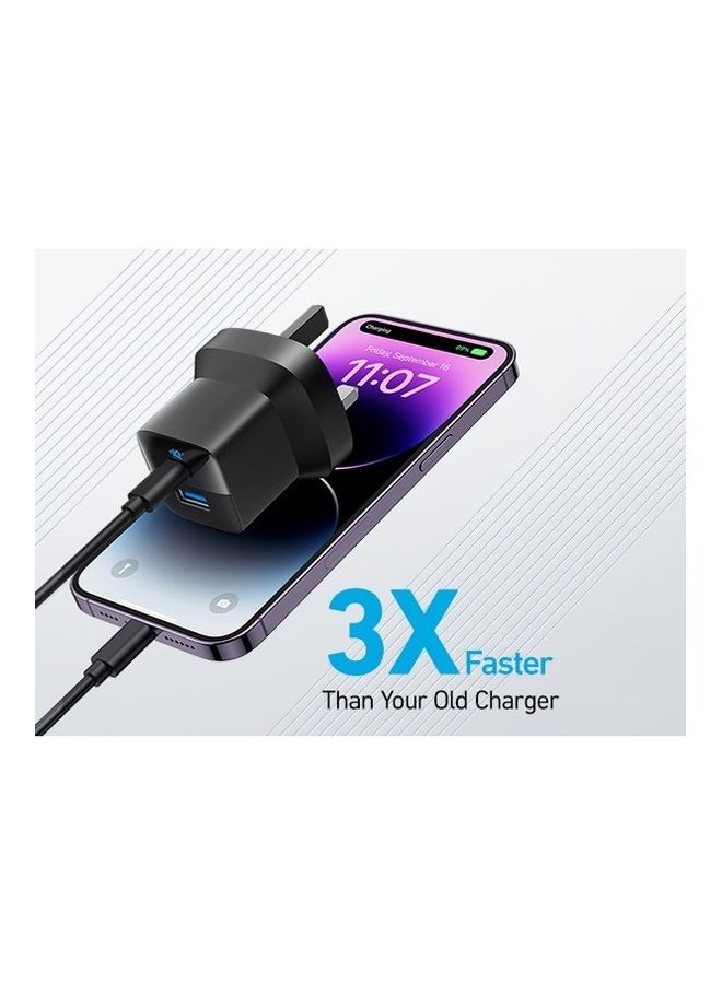 Anker - 323 Wall Charger 33W Black - Image 1