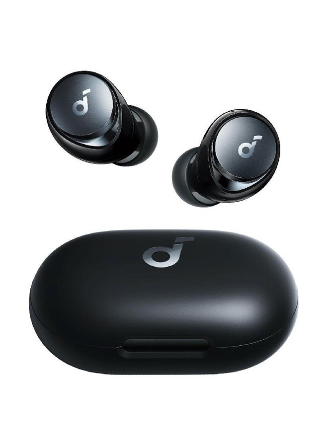 Soundcore Space A40 Adaptive Active Noise Cancelling Wireless Earbuds, Reduce Noise By Up to 98%, Ultra Long 50H Playtime, 10H Single Playtime, Hi-Res Sound, Comfortable Fit, Wireless Charge Black 