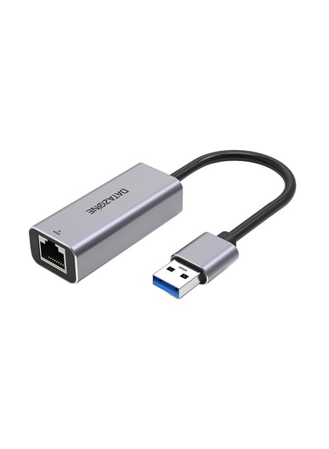 USB-A To Ethernet Adapter Grey