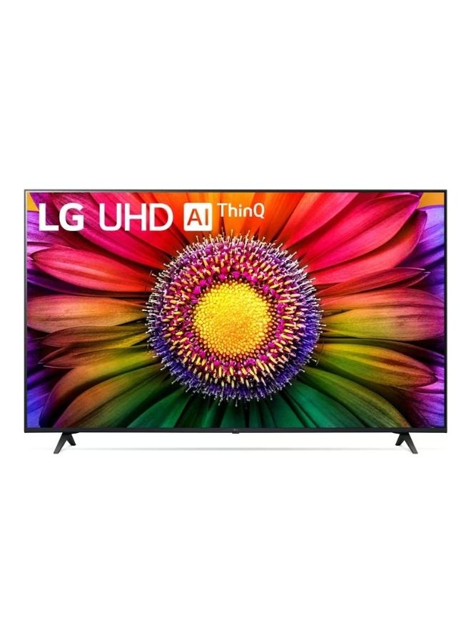 LG 4K 65 Inch Smart LED TV with Magic Remote 65UR80006LJ Black - Image 1