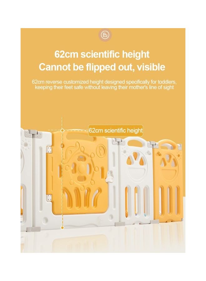 Kidle 16 Plus 2 Pieces Protective Baby Crawling Safety Children's Indoor Game Activity Center Fence, Foldable Playpen, Play Area For Babies And Toddlers  - Image 2