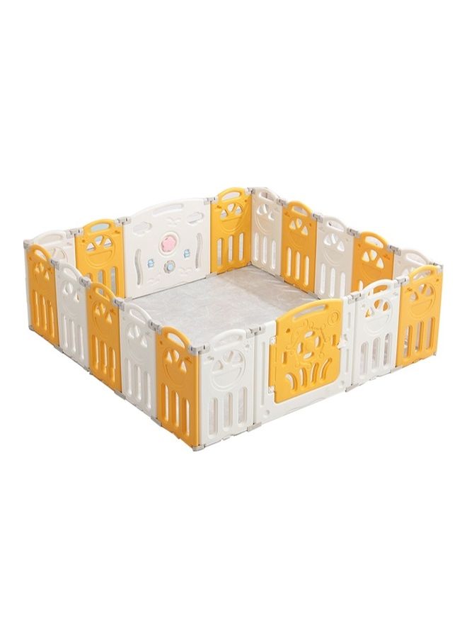 Kidle 16 Plus 2 Pieces Protective Baby Crawling Safety Children's Indoor Game Activity Center Fence, Foldable Playpen, Play Area For Babies And Toddlers  - Image 1