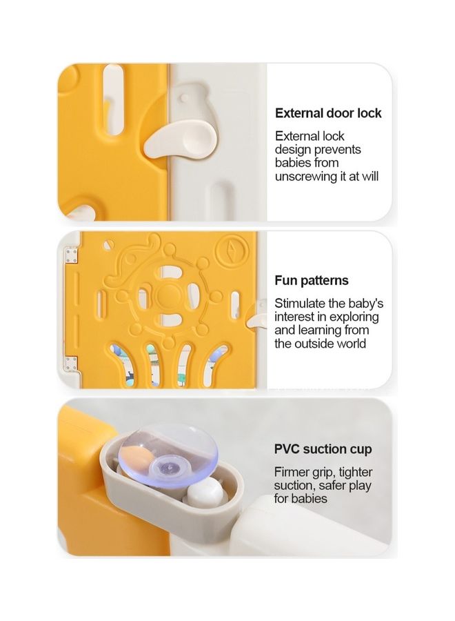 Kidle 16 Plus 2 Pieces Protective Baby Crawling Safety Children's Indoor Game Activity Center Fence, Foldable Playpen, Play Area For Babies And Toddlers  - Image 4