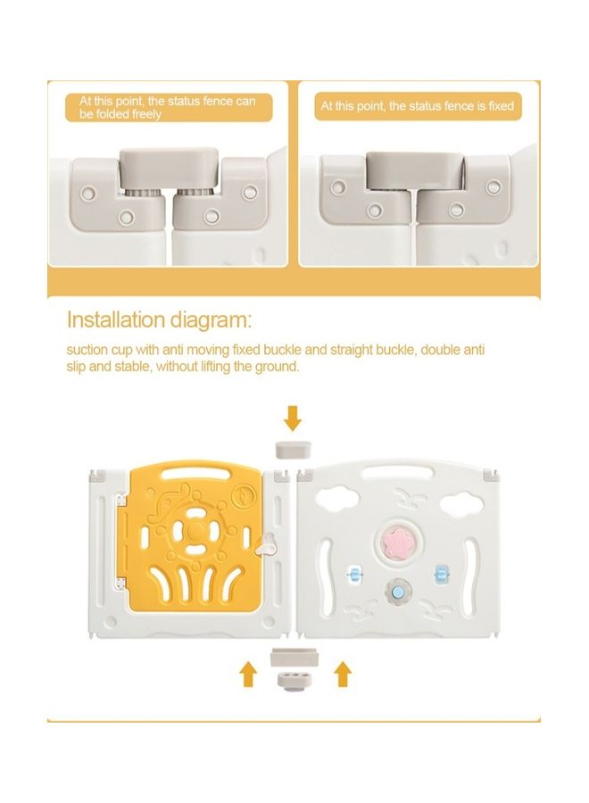 Kidle 16 Plus 2 Pieces Protective Baby Crawling Safety Children's Indoor Game Activity Center Fence, Foldable Playpen, Play Area For Babies And Toddlers  - Image 5