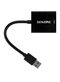 Datazone USB-A To HDMI Adapter Grey  - Image 1