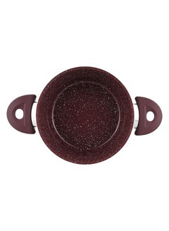 Top Chef Top Chef Granite Cooking Pot, Burgundy 22cm  - Image 3