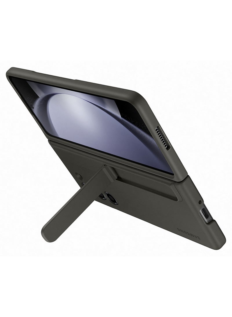 Samsung - Galaxy Z Fold 5 Standing Cover With Strap Graphite - Image 1