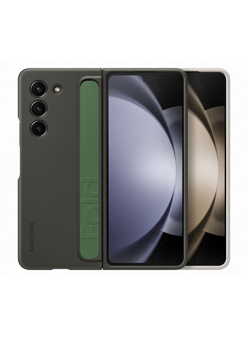 Samsung - Galaxy Z Fold 5 Standing Cover With Strap Graphite - Image 1