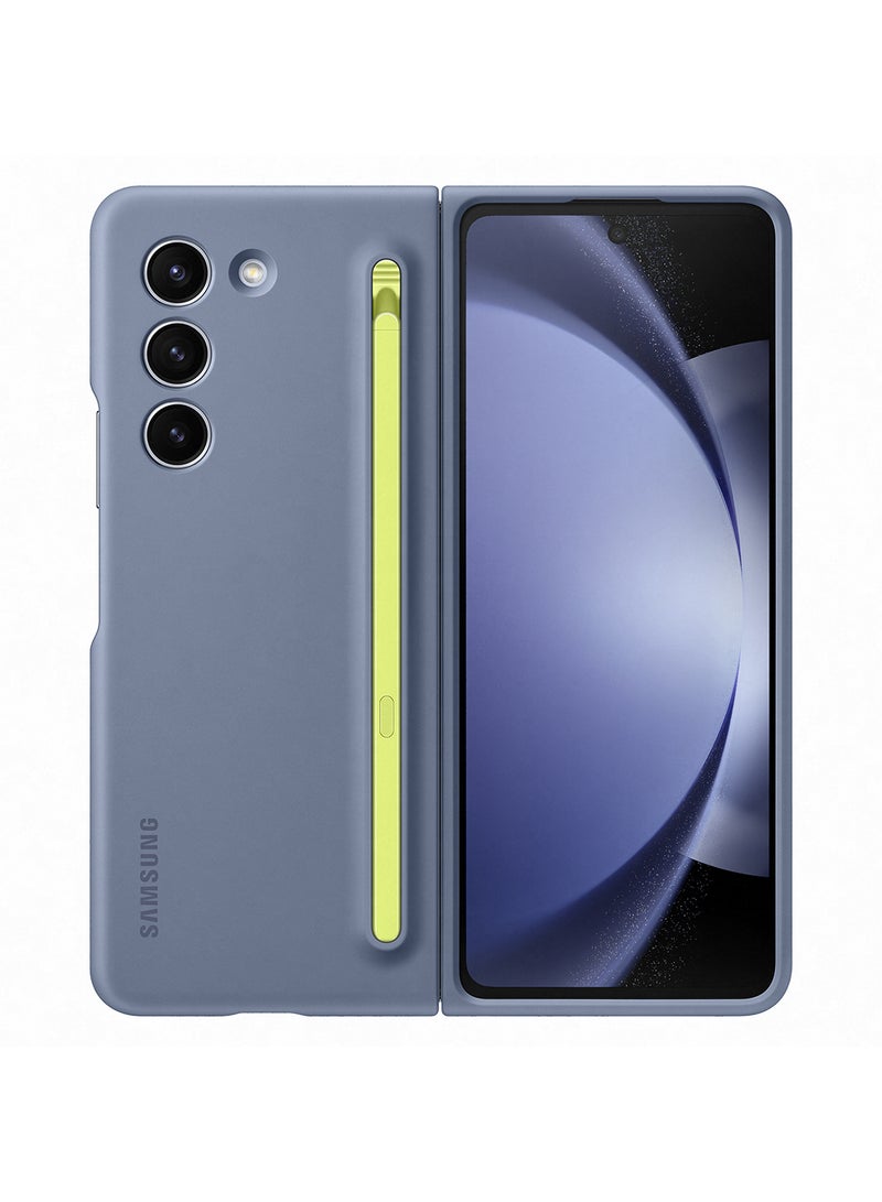 Samsung - Galaxy Z Fold5 Slim S Pen Case Blue - Image 1