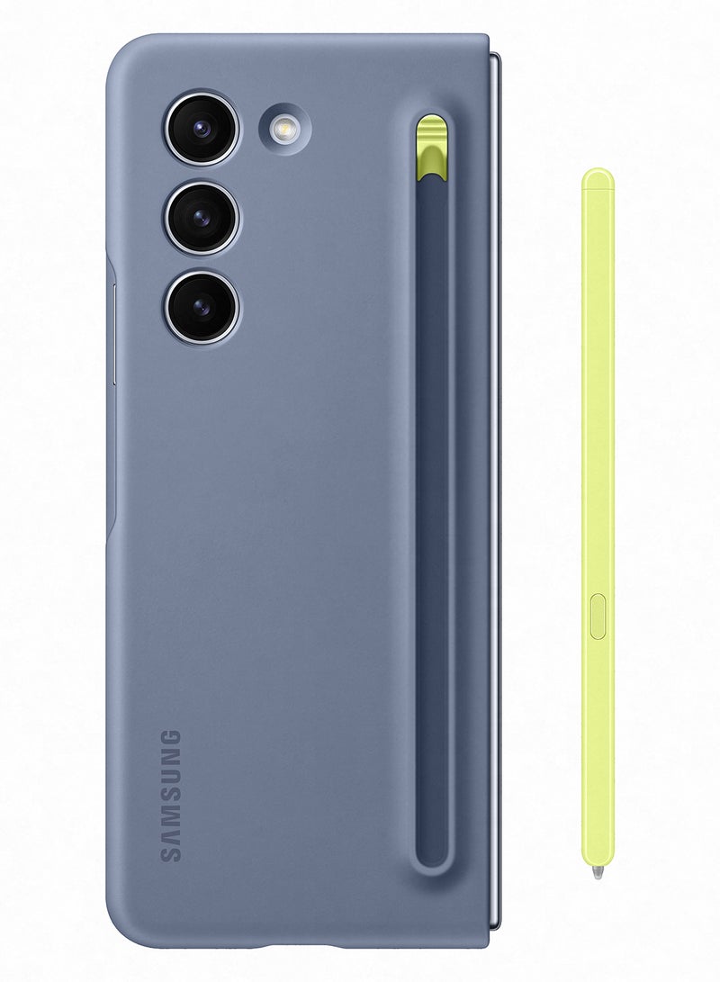 Samsung - Galaxy Z Fold5 Slim S Pen Case Blue - Image 1