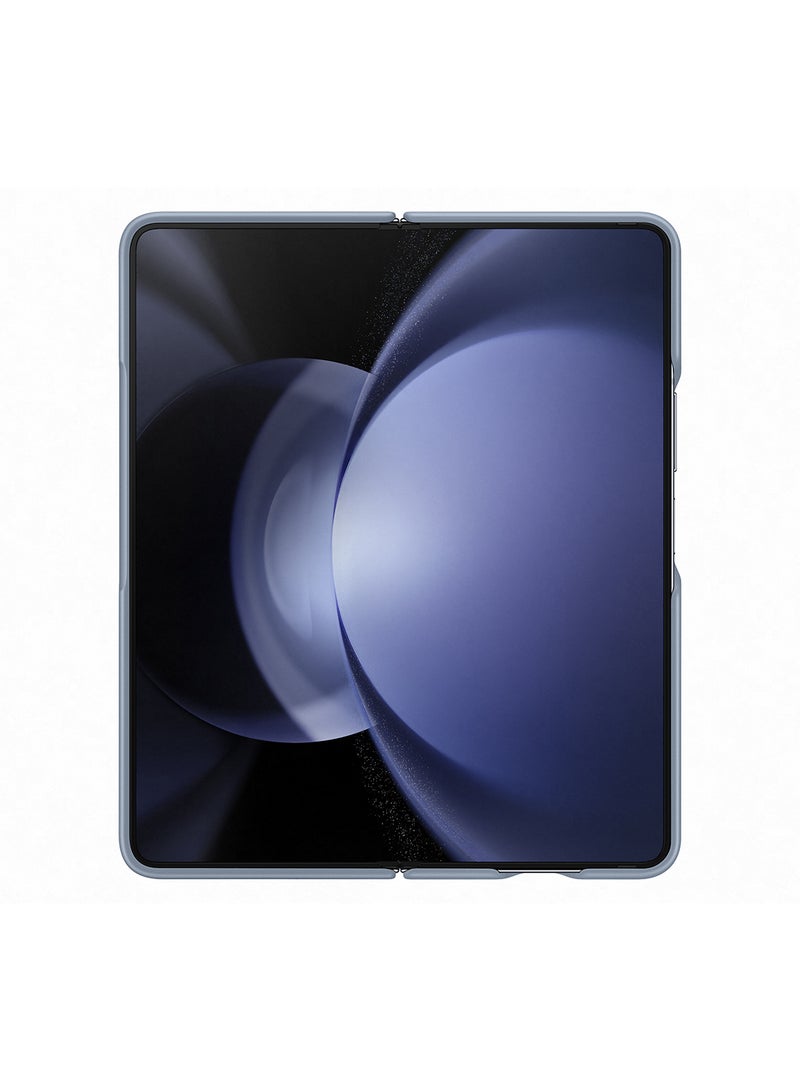 سامسونج غطاء جلدي صديق للبيئة لهاتف Galaxy Z Fold 5 باللون الأزرق - Image 2