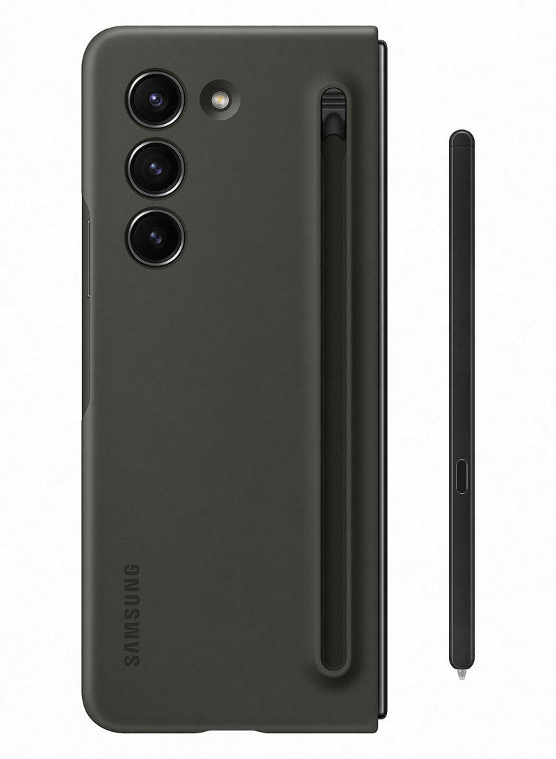 Samsung - Galaxy Z Fold 5 Slim Case With Pen Graphite - Image 1