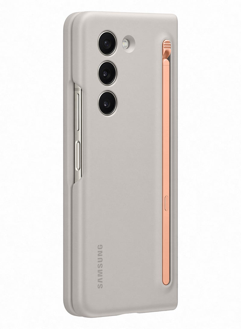 Samsung Galaxy Z Fold 5 Slim Case With Pen Sand - Image 3