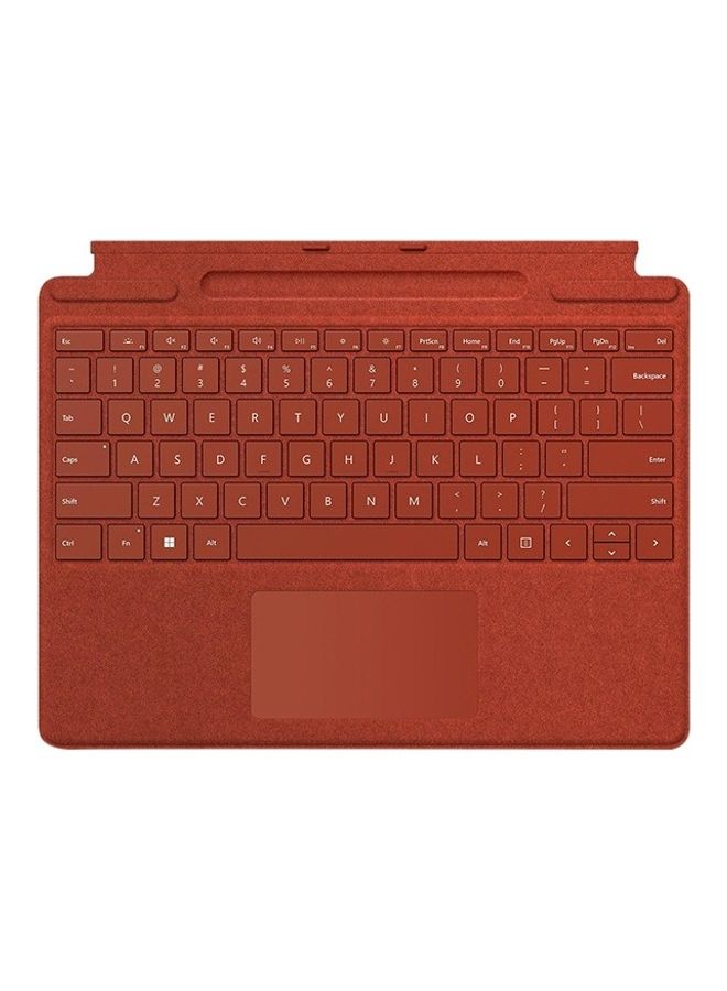 Surface Pro 8 Signature Keyboard Cover Poppy Red