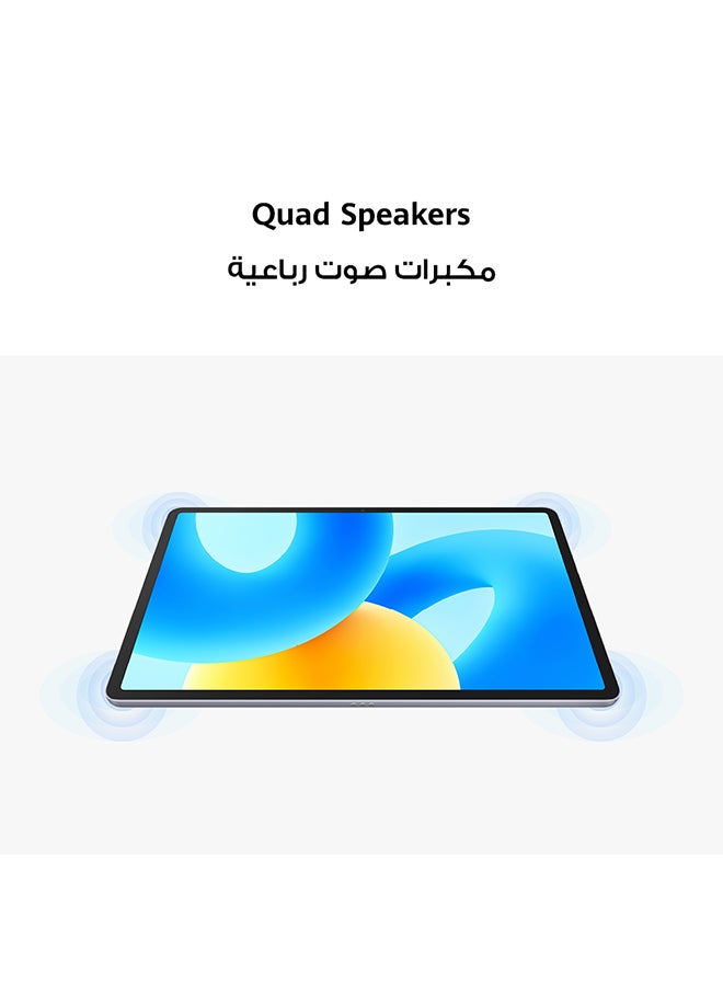 هواوي - جهاز MatePad بشاشة 11.5 بوصة، رمادي فلكي، ذاكرة وصول عشوائي 8 جيجابايت، 128 جيجابايت، واي فاي - إصدار الشرق الأوسط مع لوحة مفاتيح وقلم M (الجيل الثاني) - Image 1