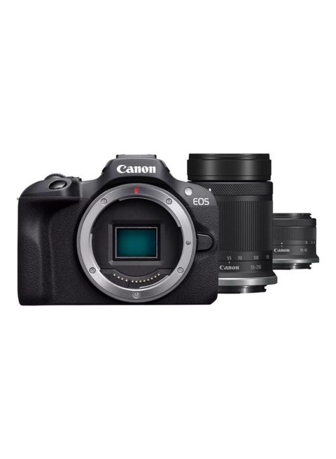 EOS R100 + RF-S 18-45 + RF-S 55-210 Mm IS STM