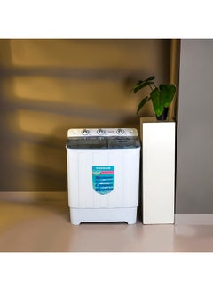 Olsenmark Twin Tub Semi Automatic Washing Machine OMSWM5504-8K White  - Image 2