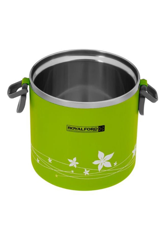 2 In 1 Stainless Steel Lunch Box Green 1.8Liters