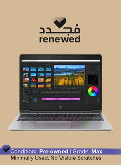 Renewed - Zbook 15u G5 Laptop With 15.6-Inch Display/Intel Core i7 Processor/8th Gen/8GB RAM/256GB SSD/2GB AMD Radeon Pro Graphics/Windows 11 Grey