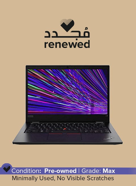 Renewed - ThinkPad L13 Laptop With 14-Inch FHD IPS Display,Intel Core i7-10510U/16GB DDR4/512GB SSD/Intel HD Graphics/Win10 Pro Black