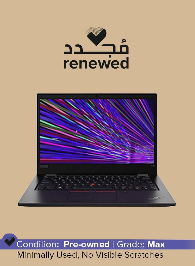 Lenovo - Renewed - ThinkPad L13 Laptop With 14-Inch FHD IPS Display,Intel Core i7-10510U/16GB DDR4/512GB SSD/Intel HD Graphics/Win10 Pro Black - Image 1