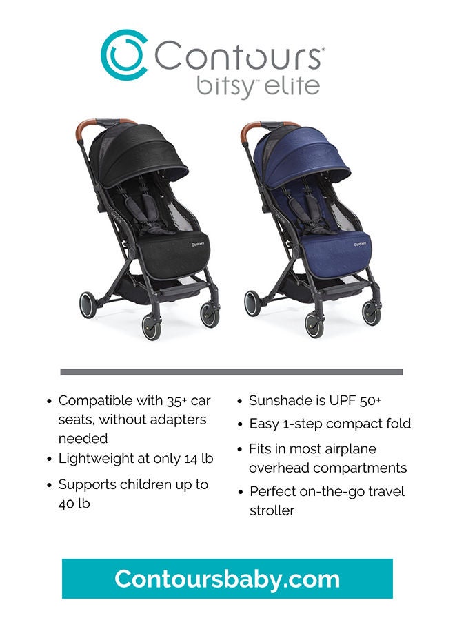 Contours - Bitsy Elite Lightweight Stroller - Image 1