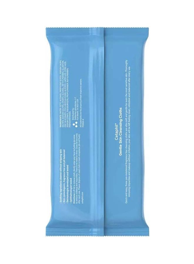 سيتافيل مجموعة من قطعتين مناديل مبللة لطيفة لتنظيف البشرة، غير معطرة - 50 قيراط - Image 2