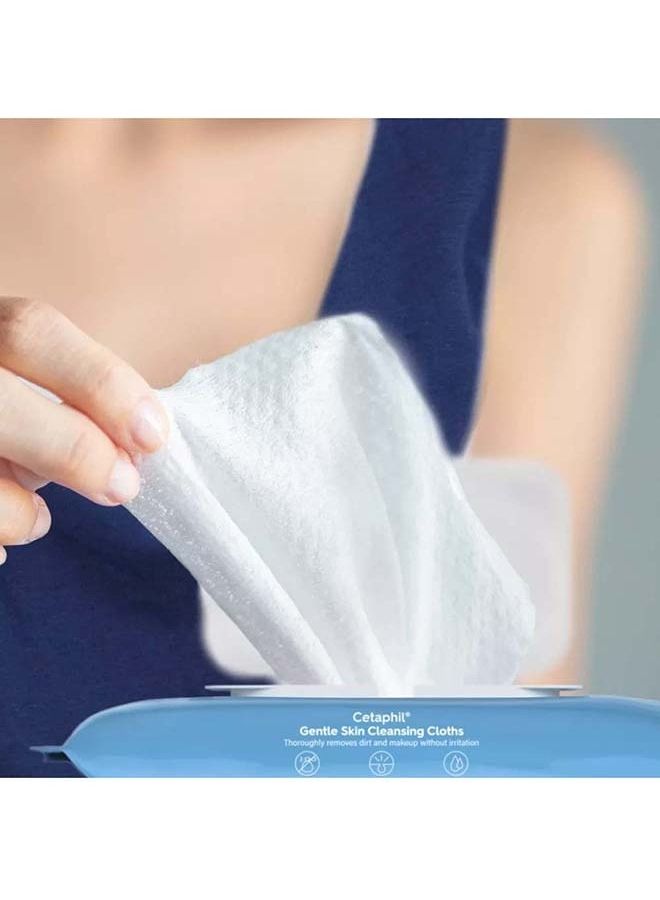 سيتافيل مجموعة من قطعتين مناديل مبللة لطيفة لتنظيف البشرة، غير معطرة - 50 قيراط - Image 4