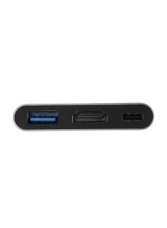 Datazone 3-In-1 Type-C HUB HDMI VGA Grey  - Image 3