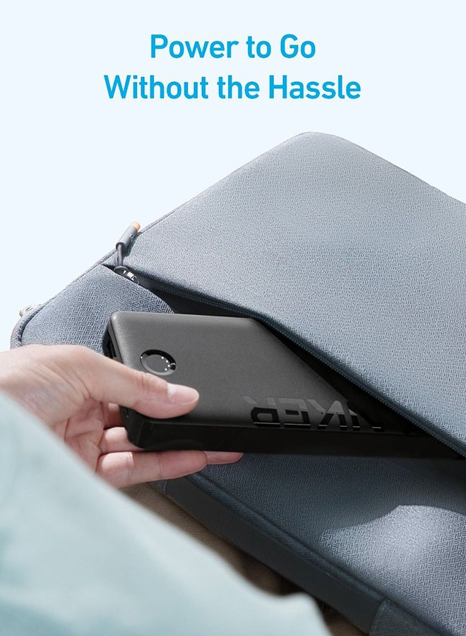 Anker 20000 mAh Power Bank, 325 Portable Charger (PowerCore 20K II), 20,000mAh Battery Pack with 2-Port, 15W High-Speed Charging for iPhone 16/16 Plus/16 Pro/16 Pro Max/15/14/13 Series, Samsung Galaxy and More Black  - Image 2
