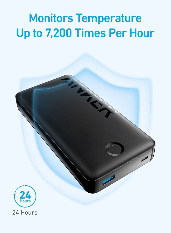 Anker 20000 mAh Power Bank, 325 Portable Charger (PowerCore 20K II), 20,000mAh Battery Pack with 2-Port, 15W High-Speed Charging for iPhone 16/16 Plus/16 Pro/16 Pro Max/15/14/13 Series, Samsung Galaxy and More Black  - Image 4