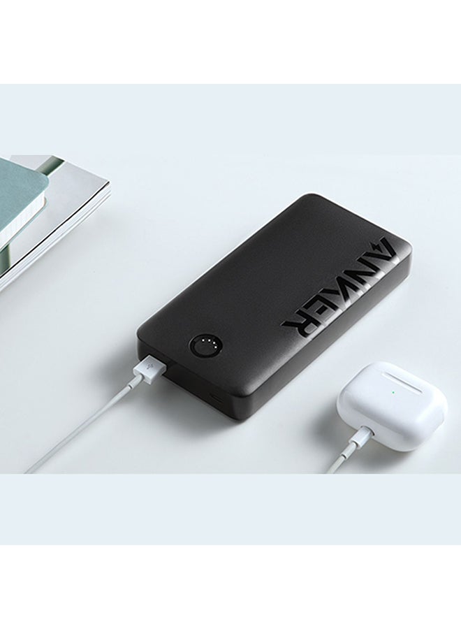 آنكر - باور بانك PowerCore325 20K II بقدرة 20000 مللي أمبير/ساعة 20000 مللي أمبير/ساعة مزود بمنفذين بقدرة 15 وات أسود 20000 mAh - Image 1