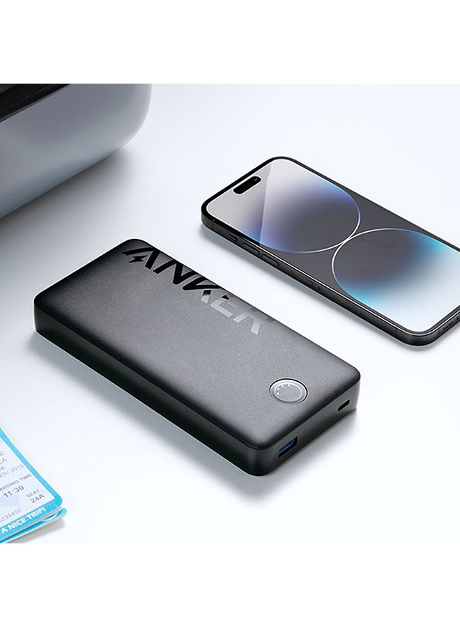 آنكر - باور بانك PowerCore325 20K II بقدرة 20000 مللي أمبير/ساعة 20000 مللي أمبير/ساعة مزود بمنفذين بقدرة 15 وات أسود 20000 mAh - Image 1