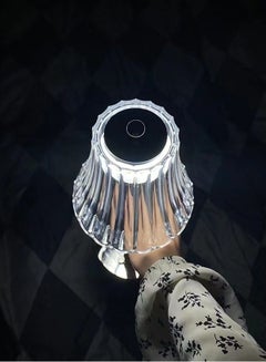 آد فيت مصباح طاولة كريستالي قابل لإعادة الشحن يعمل باللمس RGB LED  - Image 4