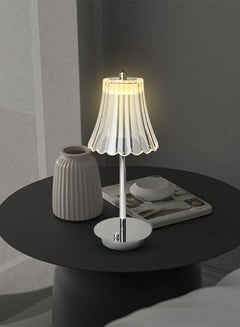 آد فيت مصباح طاولة كريستالي قابل لإعادة الشحن يعمل باللمس RGB LED  - Image 2