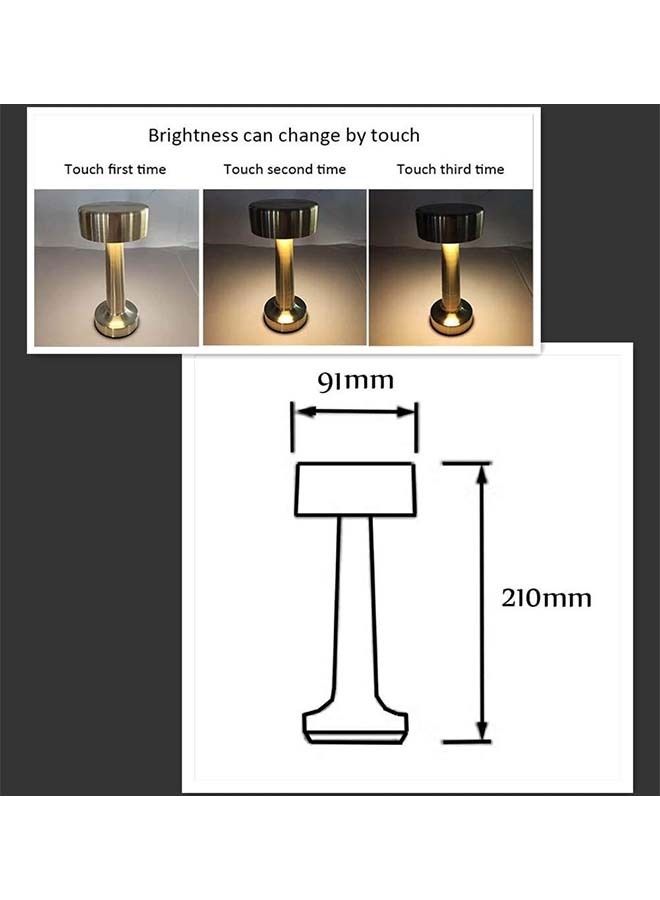 ADDFiT LED Table Lamp Silver - Image 4